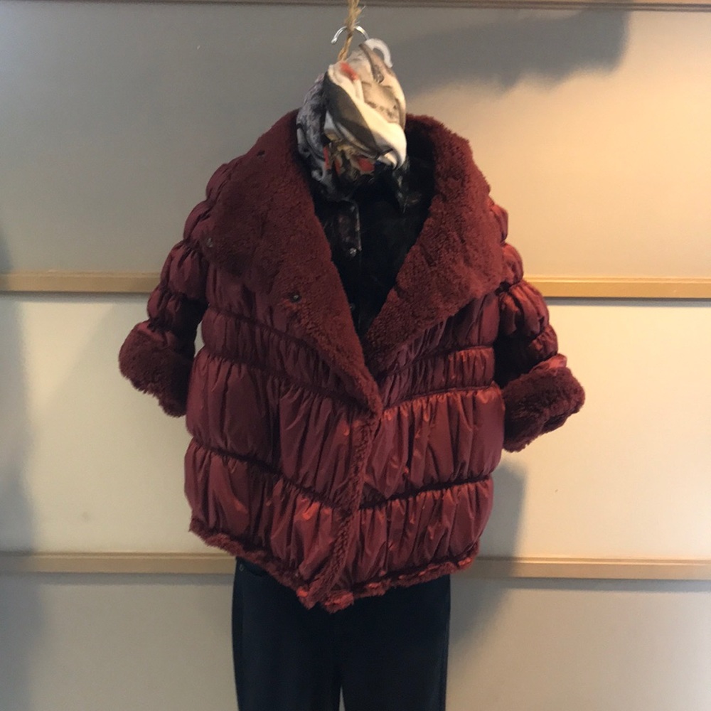 Roncarati shearling parka for the city